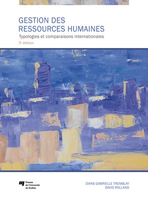 cover image of Gestion des ressources humaines, 3e édition